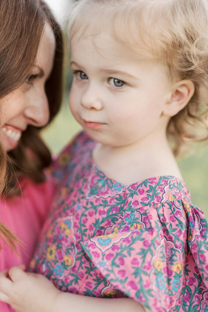 Spring Flowers Motherhood Session by Lauren Bounds | Fort Worth Family Photographer