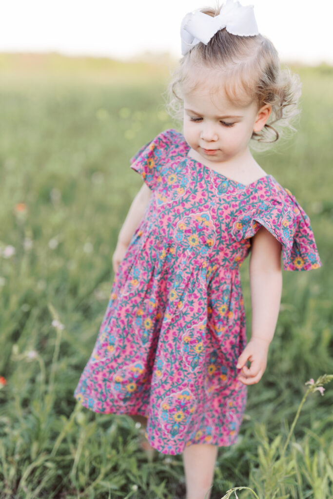 Spring Flowers Motherhood Session by Lauren Bounds | Fort Worth Family Photographer