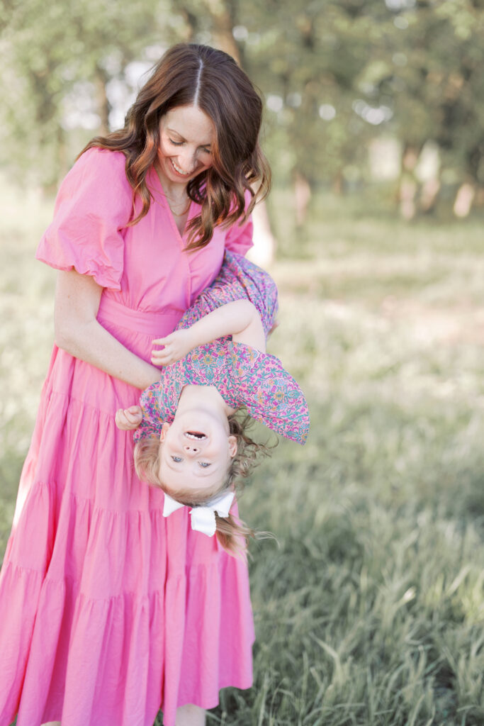 Spring Flowers Motherhood Session by Lauren Bounds | Fort Worth Family Photographer