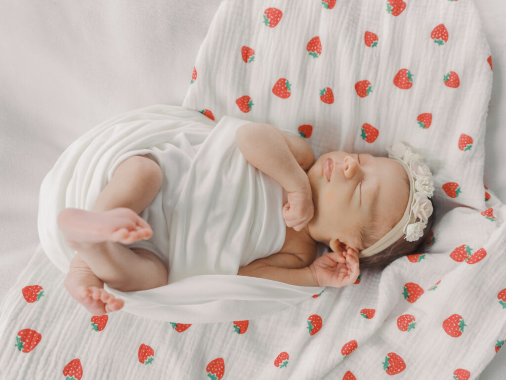 newborn baby at a newborn photography colorado springs session