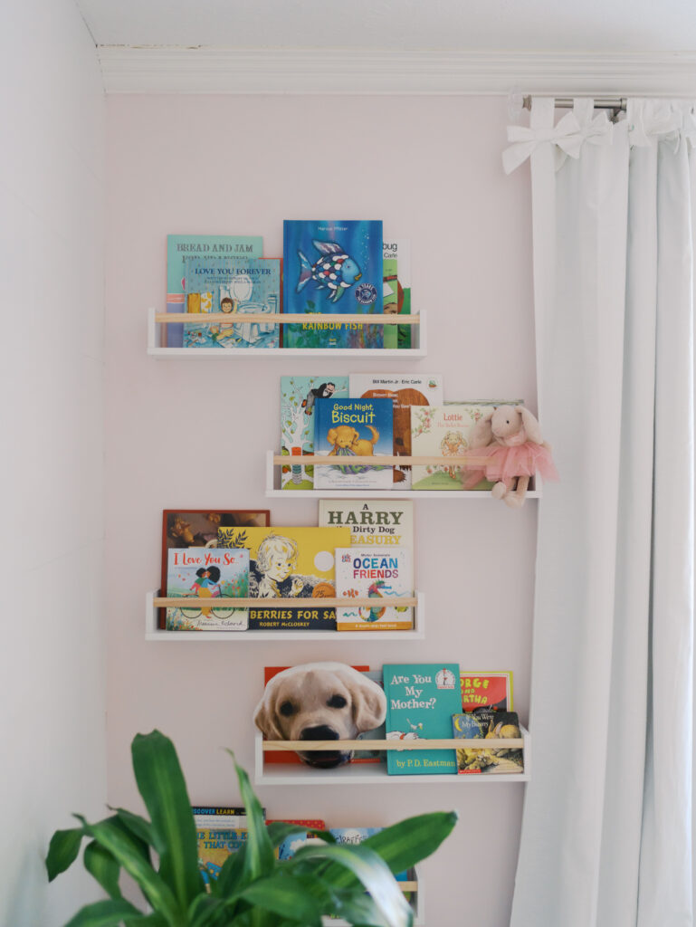 nursery decor bookrack