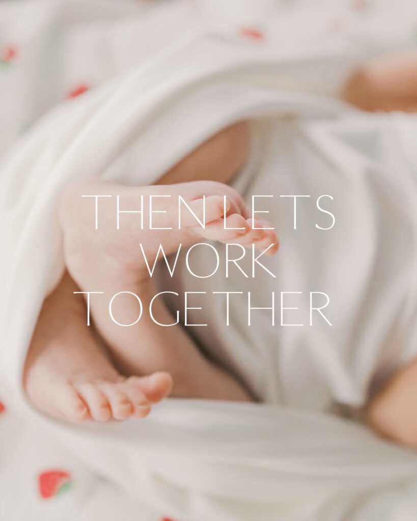 newborn baby's feet loosely swaddled telling the Newborn Photography Experience Colorado Springs