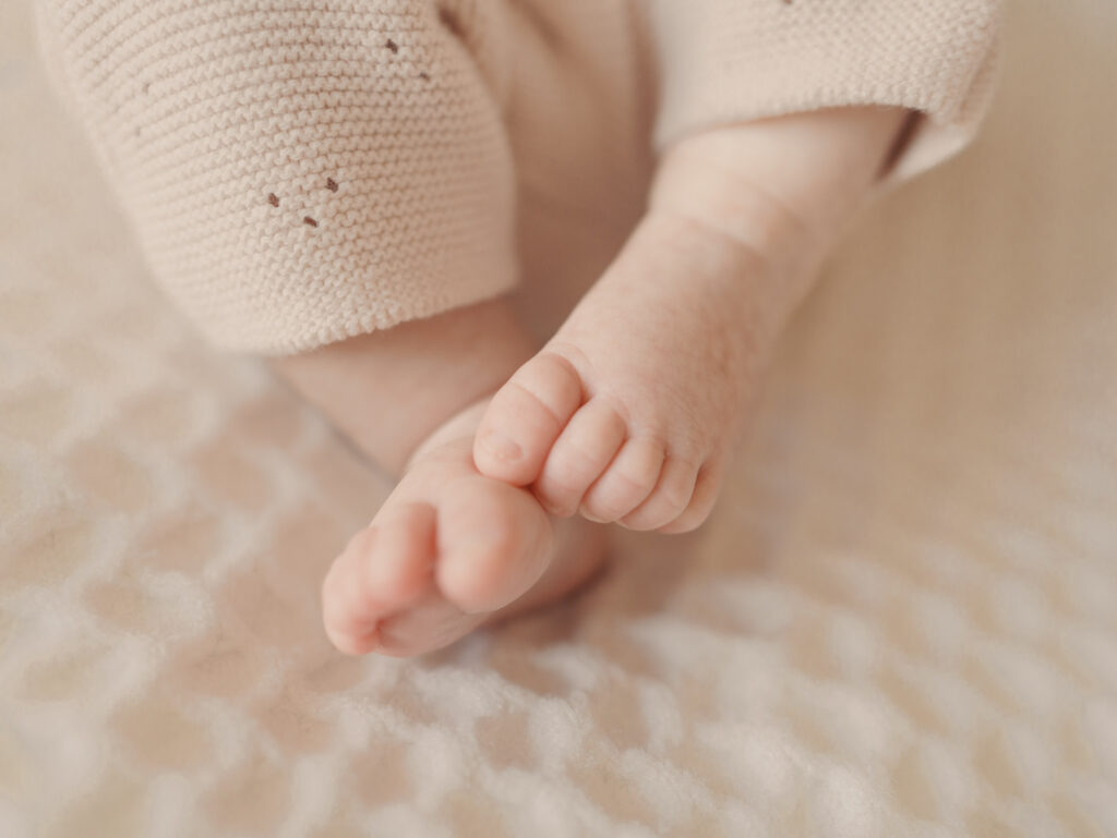 newborn feet taken during newborn photo session in Colorado Springs