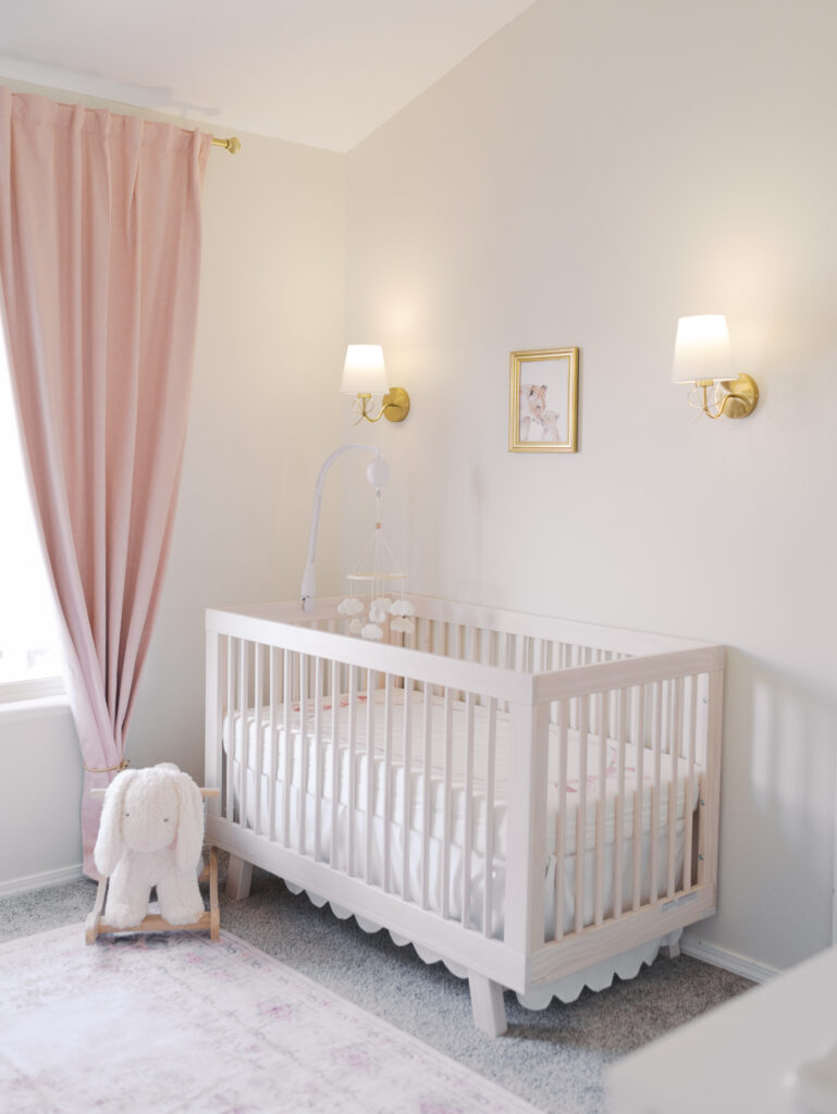 image of crib in newborn nursery