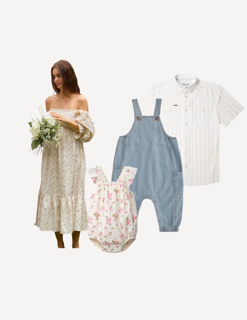 family outfit inspiration for colorado springs family photos in spring
