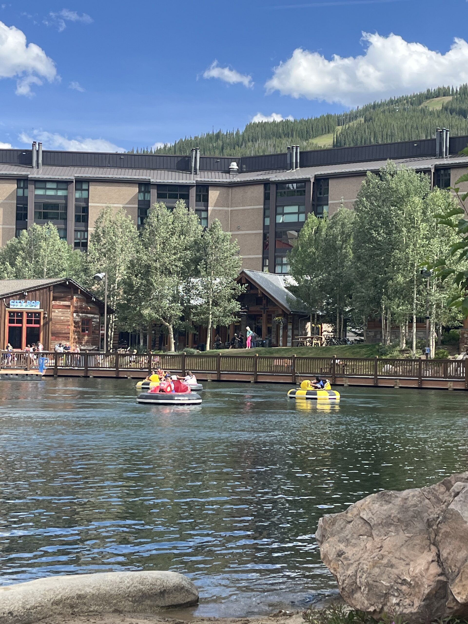 bumper boats at copper mountian